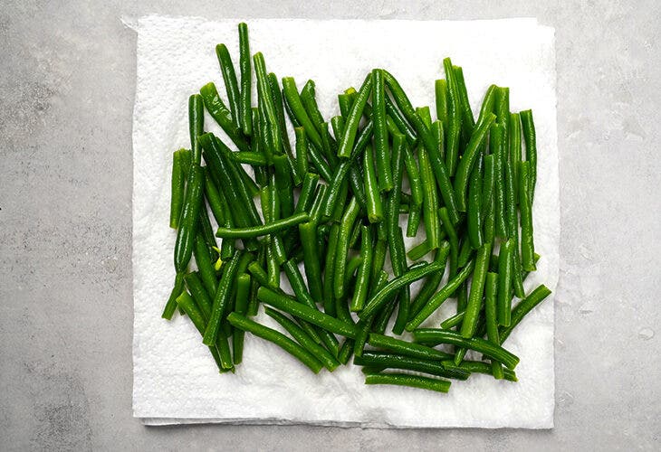 Sécher les haricots verts