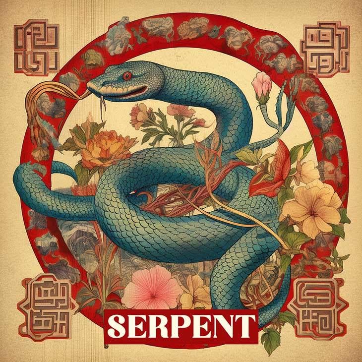 Signe astrologique chinois serpent