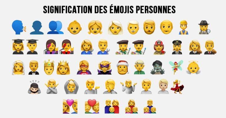 Émojis signification de tous les smileys et émoticônes