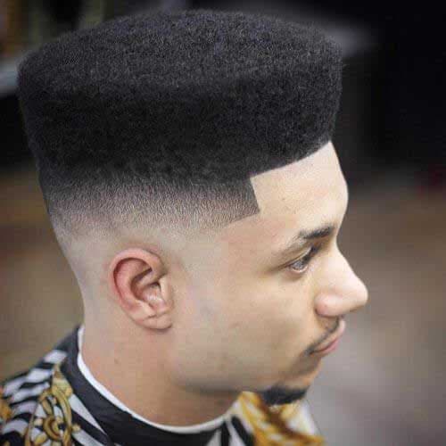 Taper afro style flat top