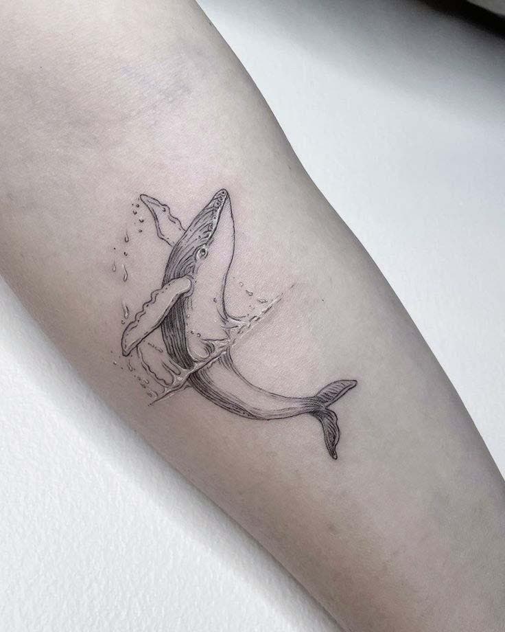 Tatouage Baleine