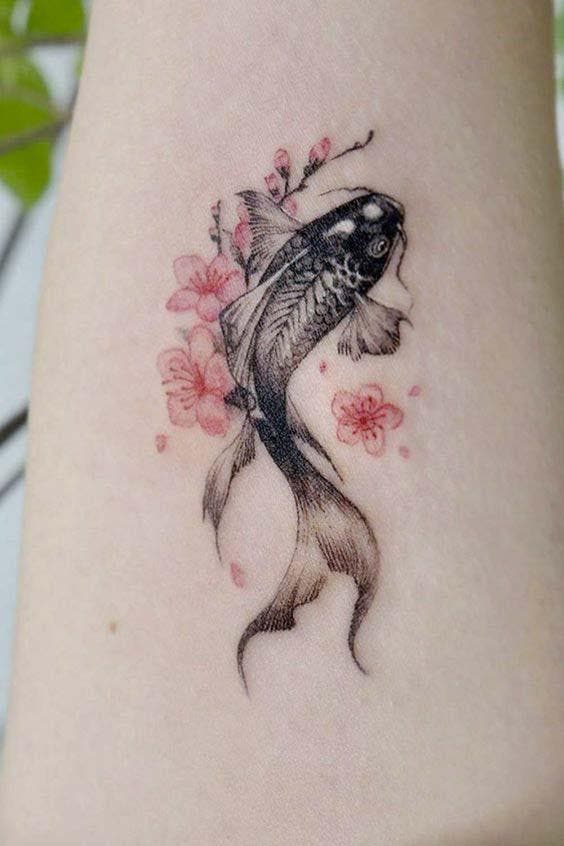 Tatouage Poisson Koi