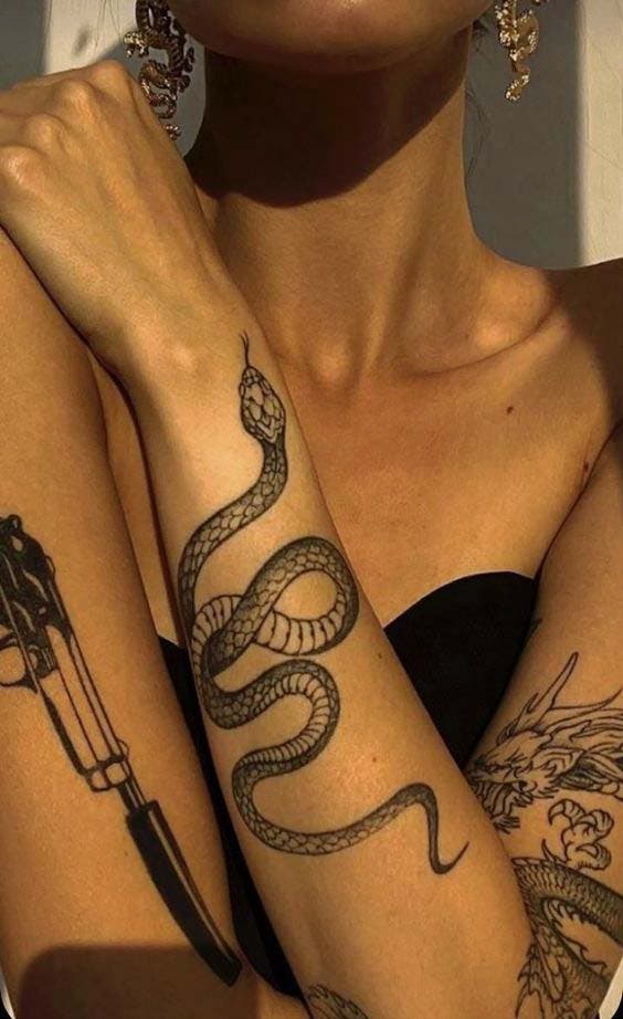 Tatouage Serpent