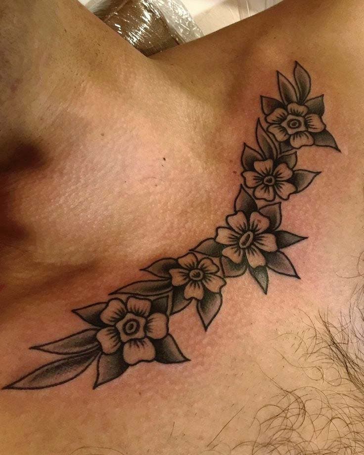 Tatouage de la fleur toxique