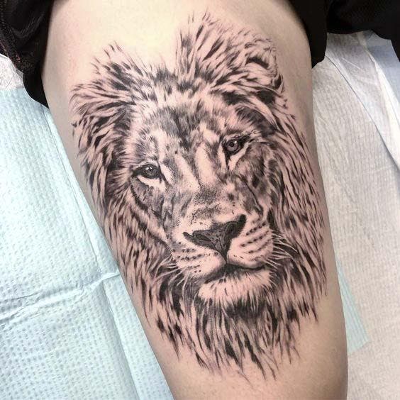 Tatouage du lion