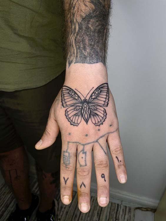 Tatouage du papillon2