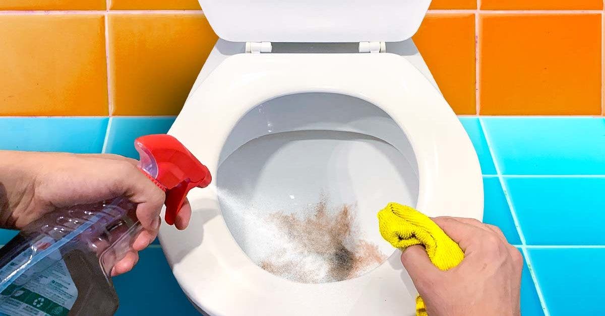 Nettoyage fond de cuvette WC : 4 astuces pour le blanchir