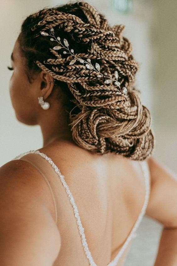 Tresses de mariage