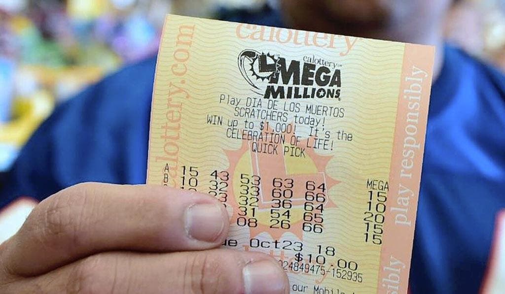 Un reçu d’une loterie américaine