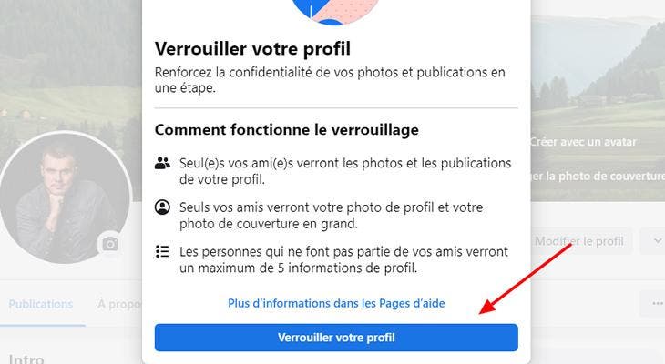 Verrouiller un profil Facebook