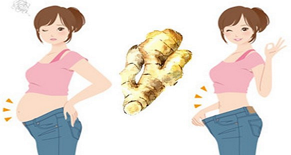 Here is how to burn the abdominal fat with ginger