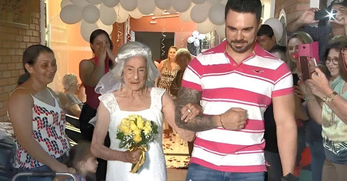 À 96 ans, elle épouse l'amour de sa vie en maison de retraite