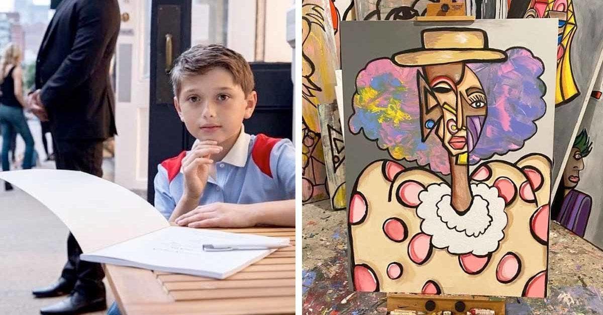 Andrés Valencia : le jeune prodige de l'art californien, surnommé le "petit Picasso"