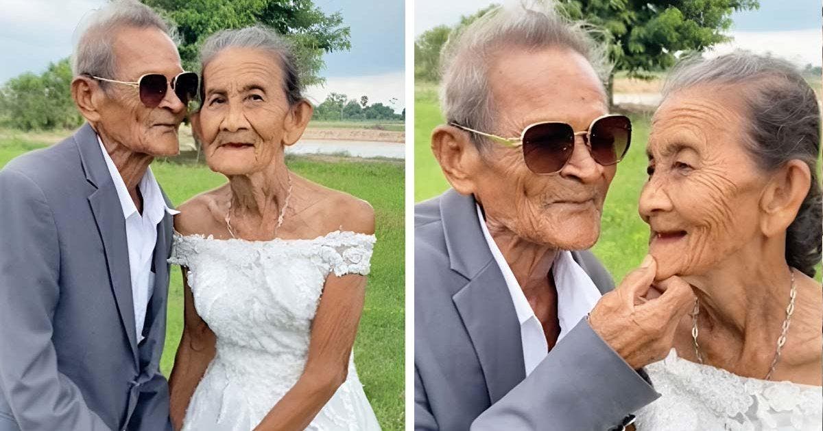 Après 65 ans de mariage des grands-parents célèbre leur union dans une adorable séance photo