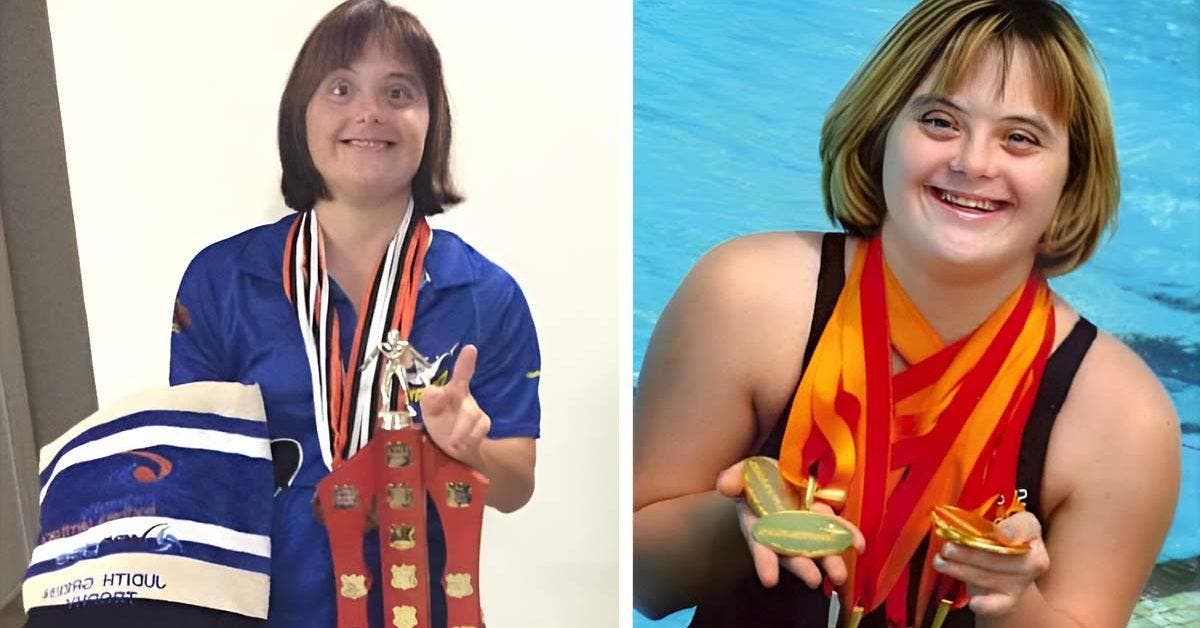 Cette nageuse atteinte de trisomie bat un record mondial en natation : elle fait de sa différence une force