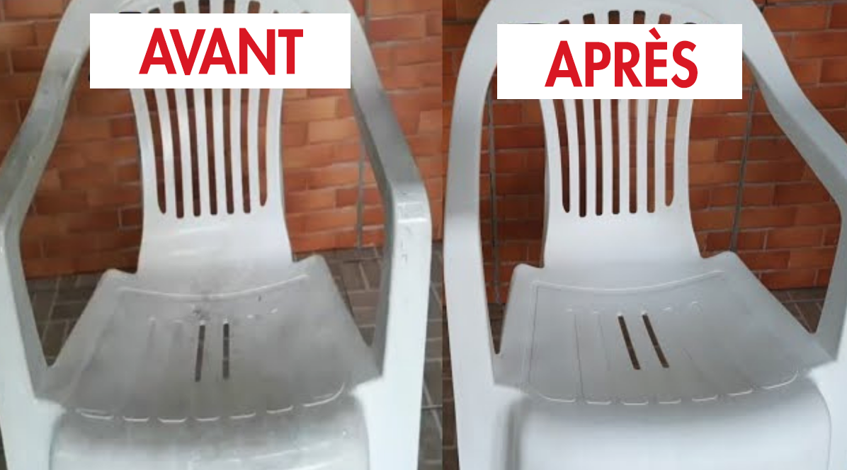 Comment nettoyer une chaise en plastique blanc – même la plus sale