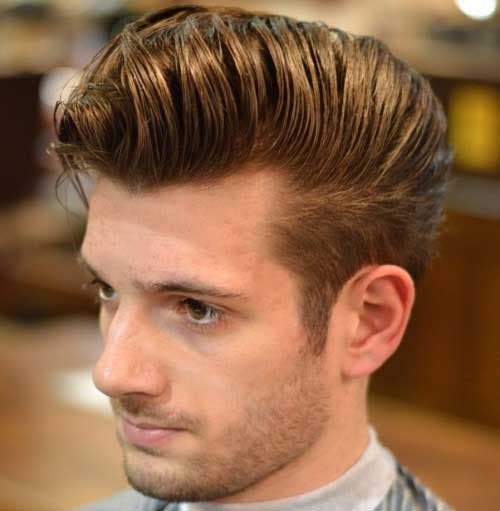 Pompadour mi-long