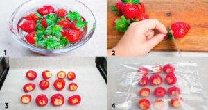 Comment bien congeler et décongeler des fraises ?