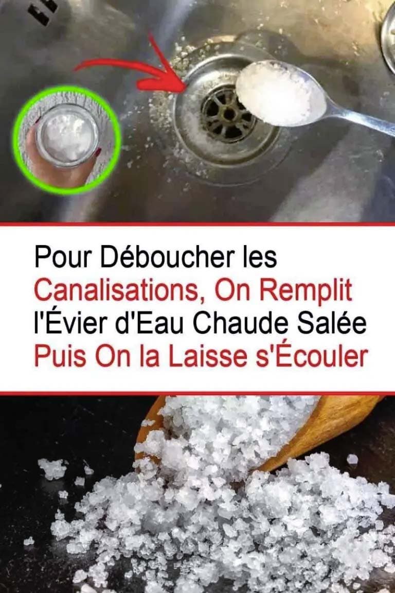 déboucher vos canalisations avec du sel1