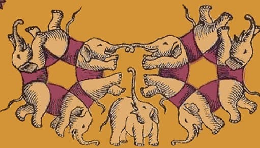 Illusion d’optique : Combien d’éléphants voyez-vous sur l’image ?