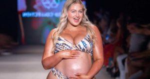 Iskra Lawrence répond aux critiques sur son corps enceinte après la Miami Swim Week