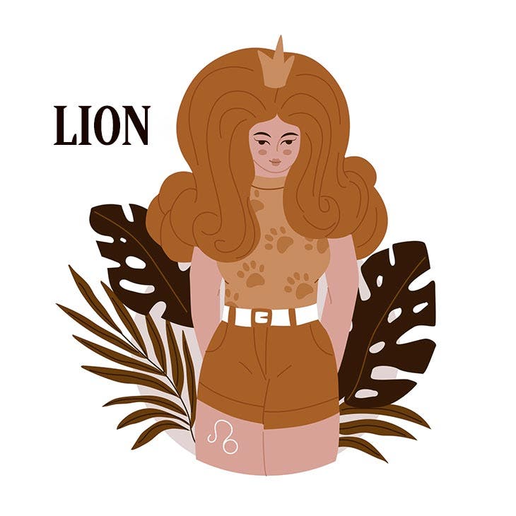 Femme du signe du lion 