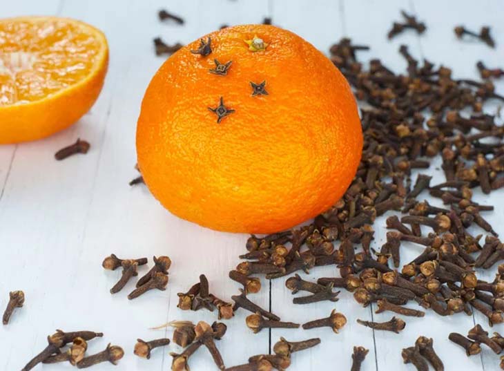 Voici pourquoi il faut absolument planter des clous de girofle dans une  orange