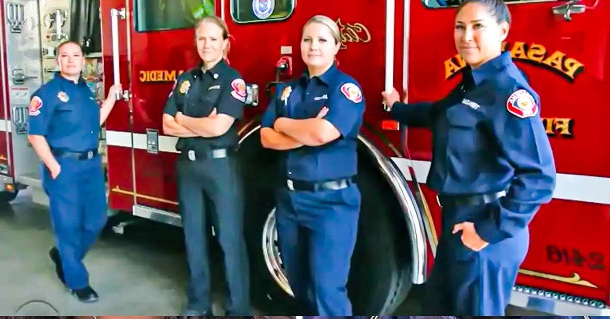 Pasadena fait histoire avec son équipe de pompiers entièrement féminine