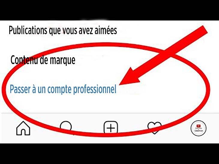 Passer son compte en professionnel - source : spm