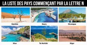 Pays en N : La liste des pays commençant par la lettre N