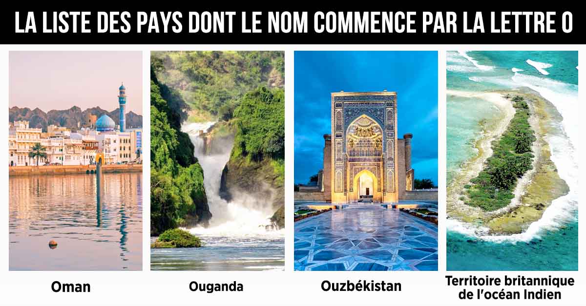 Pays en O : La liste des pays dont le nom commence par la lettre O