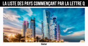 Pays en Q : la liste des pays commençant par la lettre Q