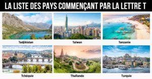 Pays en T : la liste des pays commençant par la lettre T