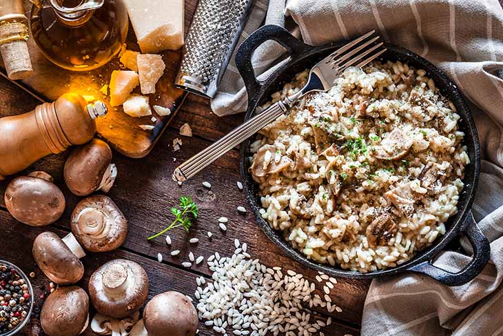 Risotto aux champignons - source : spm