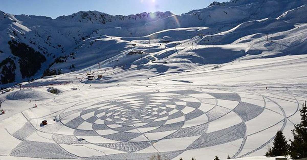 Simon Beck : L'Artiste qui Transforme la Neige en Chef-d'œuvre