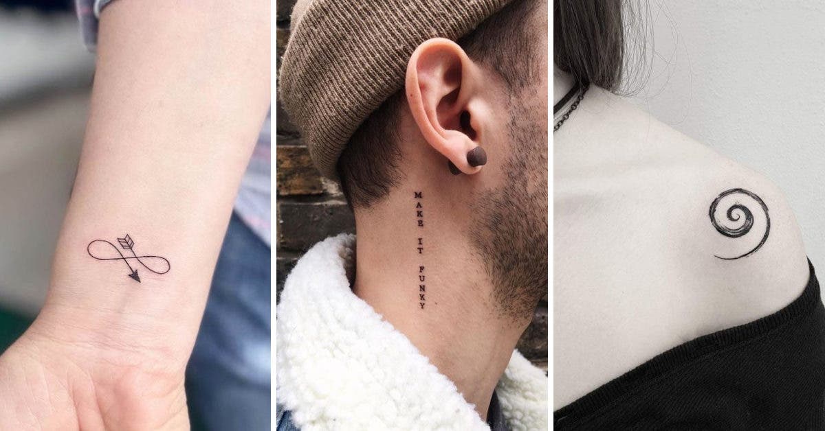 Tatouage minimaliste : 50 idées inspirantes pour femmes et hommes les plus tendance