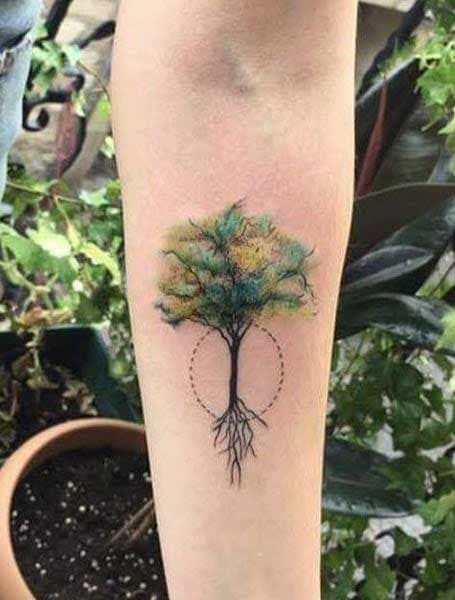 Tatouage arbre
