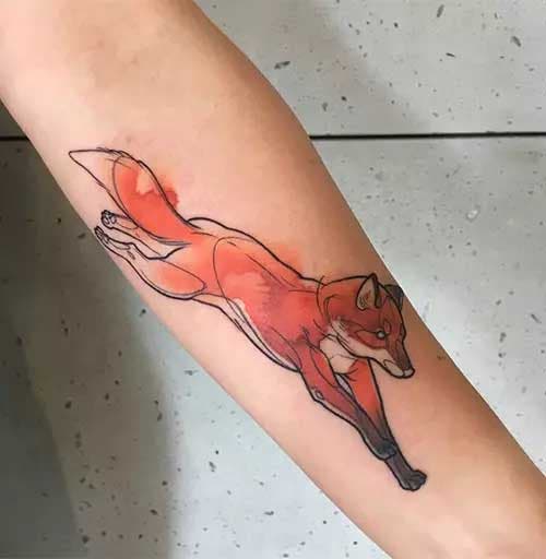 Tatouage de renard