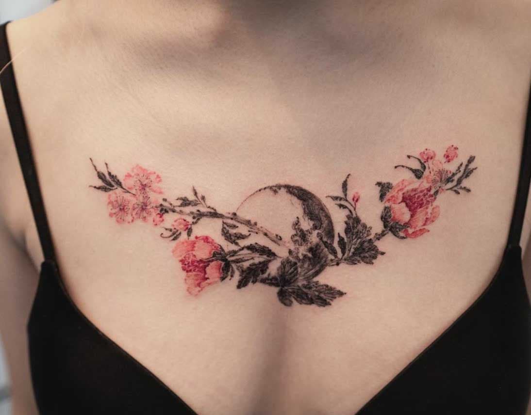 23 idées pour se tatouer des fleurs de cerisier