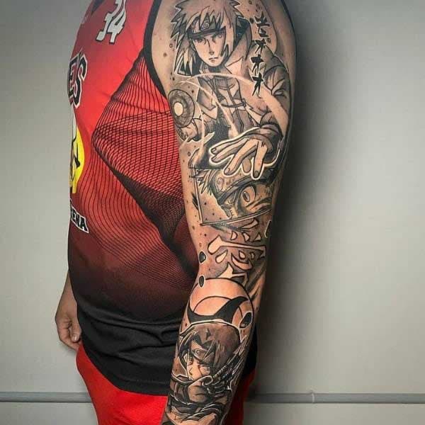 Tatouage de bras Naruto