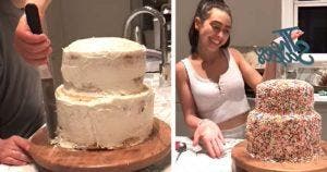 Une Mariée Choisi de Faire Son Gâteau de Mariage à la Dernière Minute